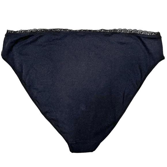 NWT Skims Lace Pointelle Logo Cotton Full Brief Women 4X - Picture 3 of 7